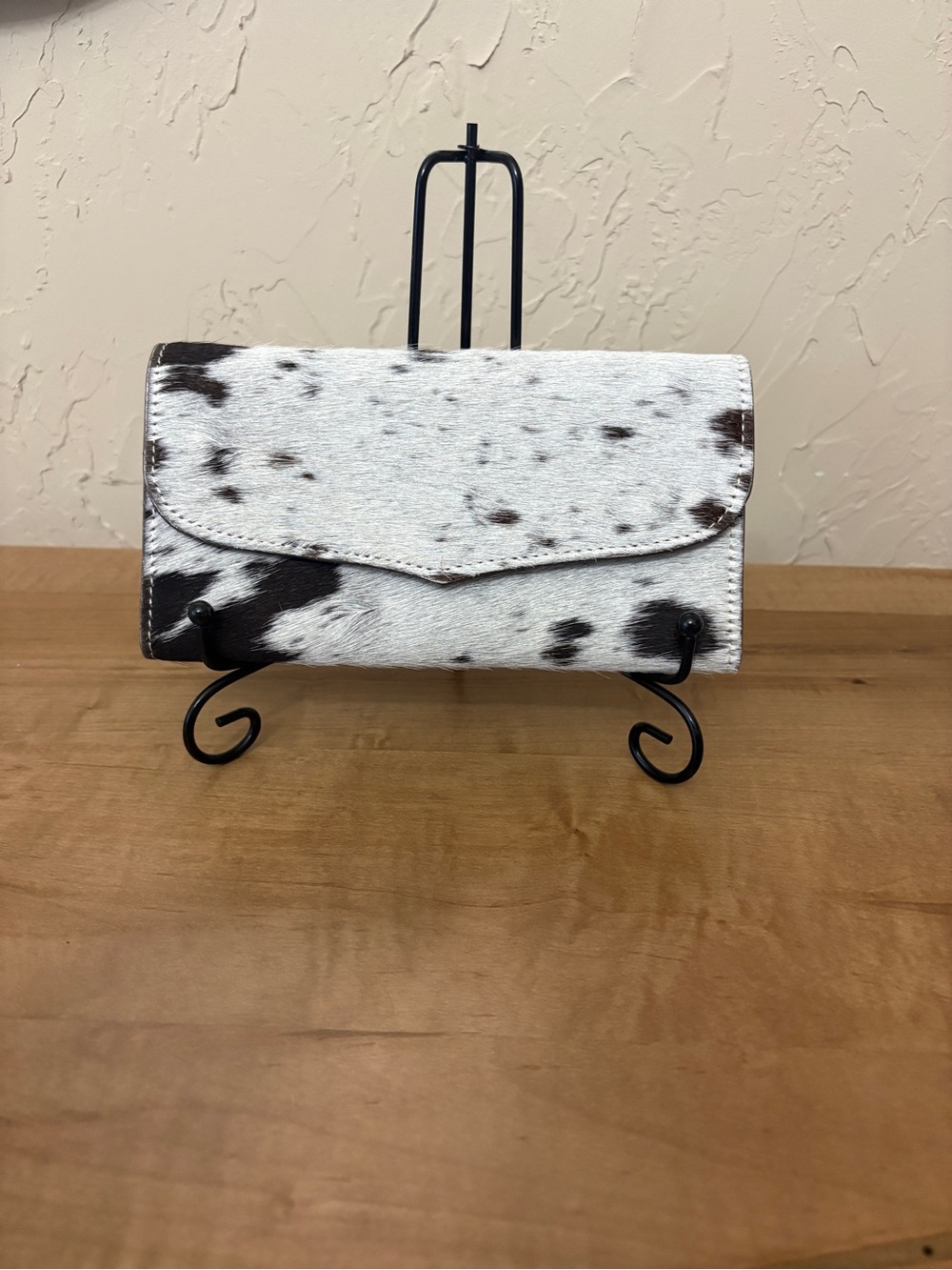 Western Hair On Cowhide Leather Wallet